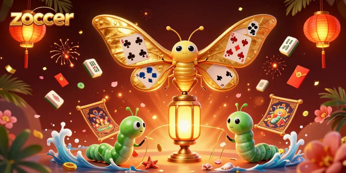 Zoccer enhances your gambling experience with vibrant casino elements in a stunning illustration.