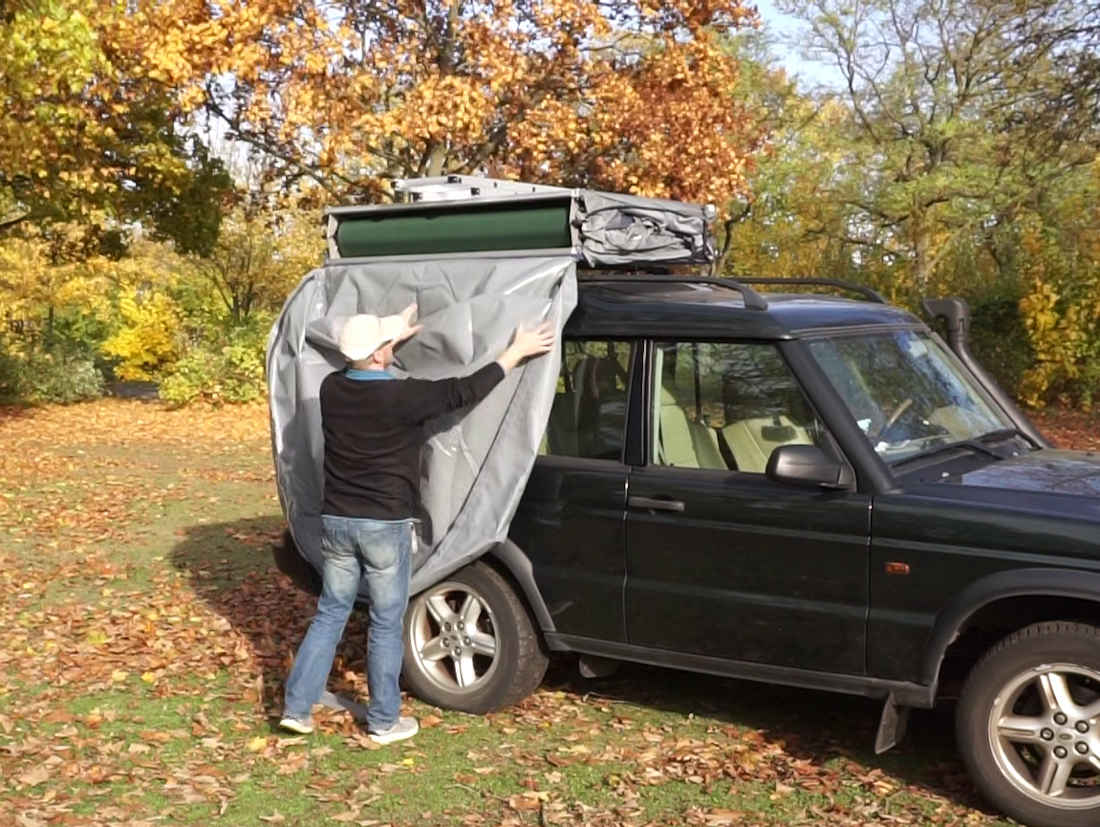Nature's Rooftop Retreat: Entdecken Sie die Ruhe in einem Hartschalen-Dachzelt