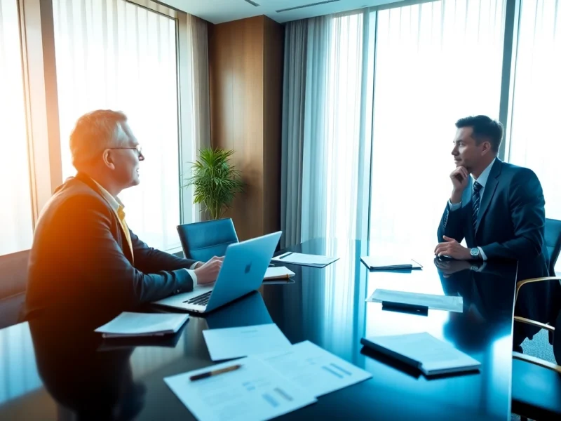 Headhunter Schweiz berät Kandidaten in einem eleganten Büro mit natürlichem Licht und professionellem Ambiente.